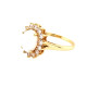 Pre Owned 14ct Opal and CZ Cluster Ring ZN231 Pre Owned 14ct Opal and CZ Cluster Ring ZN231